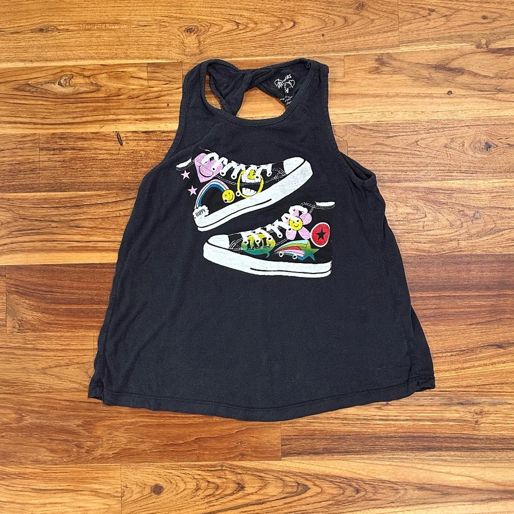 Kids Flowers by Zoe Sneakers Tank Size 4